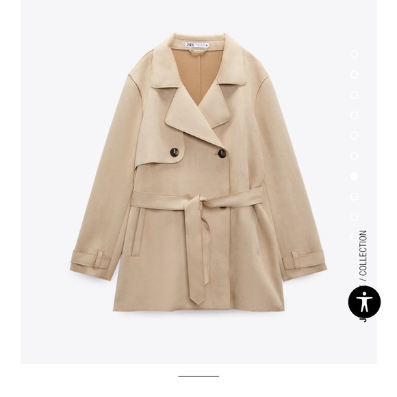 Zara faux suede jacket - Picture 5 of 8